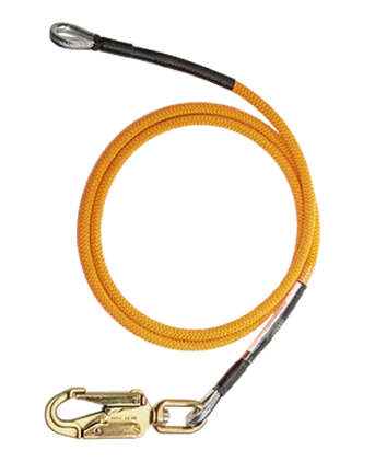Corde de sécurité antichute 1/2 pour grimpeur aventureux : flipline au cœur du danger.